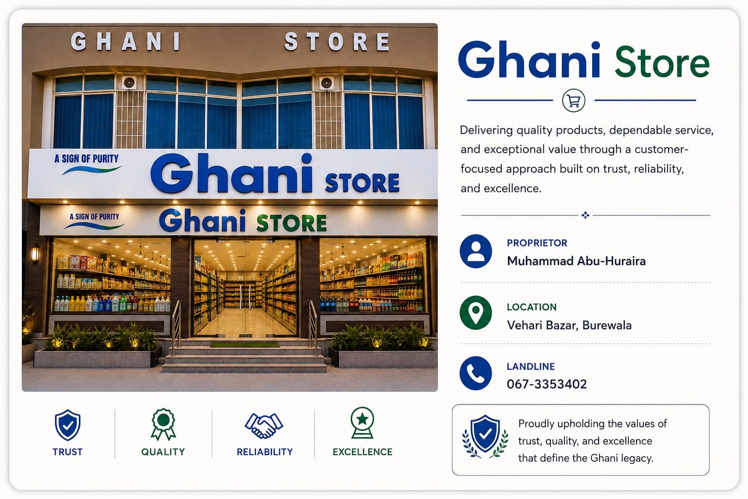 Ghani Store - Royal Garden